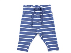 Wheat pants Nicklas blue horizontal stripes